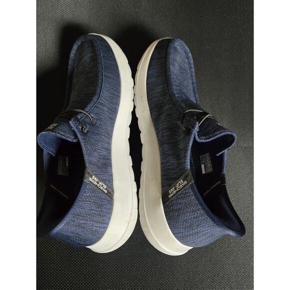 SKECHERS Go Walk Max-Free hands Slip-ins Men's NAVY size US 10.5 - Picture 9 of 9